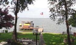 A spotless, comfy, fully-equipped lake house with a guest house . . . it's just what you need! With two bedrooms that sleep at least four folks in the main house, plus a roomy guest house with bath & loft that can handle a second family or a passel of
