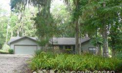 3+ ACRES ON QUIET RD JUST OFF THE HIGHWAY. MINUTES TO GAINESVILLE OR OCALA. WELL MAINTAINED PROPERTY. REAL WOOD FLOORS. SUNKEN LIVING RM. 2 WOOD BURNING FIREPLACES. ONE IN A LARGE MASTER BEDROOM. SPLIT BEDROOM PLAN. LARGE COVERED PATIO GREAT FOR THE