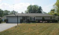 This beautiful home features a true ranch floor plan with a basement. New kitchen, hardwood floors, 2 new baths, replacement windows. House has a maintenance free exterior, storage shed and huge lot.Listing originally posted at http