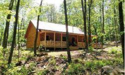 This 3 BR, 2 BA log home is nestled on a 1+/- acre lot in the scenic mountains of western Maryland, which borders Garrett State Forest and has a stream running on the back corner of the property. The Youghiogheny Mountain Resort community is unique in