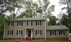 "WOW 4 Bedroom home in the heart of Chesterfield County, within minutes of all major roads, shopping, schools, etc. This home has 4 bdrms, 2.5 baths, formal living and dining rooms, large family room w/rock woodburning fireplace, 2 car attached garage and