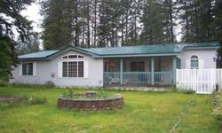 CHECK OUT THIS WONDERFUL TREASURE THAT YOU WILL WANT TO CALL HOME! Super easy commute to Spokane or Newport...this lovely 4bd, 2bth home on 21 acres w/a 30X40 shop is a must see! Tucked among a variety of trees sits this energy efficient gem complete with
