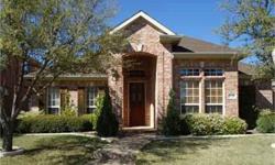 Awesome single story in beautiful gated community in West Frisco that offers a private 9 hole golf courtse, Luxurious community center, lazy river pool, park, and lakes. Stunning 3 bedroom, 2 bath with study. Leaded glass door opens into grand entry and
