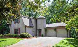 -A home with its own fun loving personality on a fabulous lot in Dogwood Acres. 3 BR, 2 1/2 baths, private office or study. Brick fireplace and bamboo floors in living room, area dining, plenty of kitchen cabinetry to hold all your pots and pans, conplete