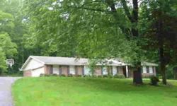 Nice spacious brick (four sides) ranch style home on 1.21 acres. Rooms include