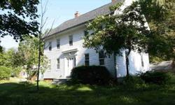 The 1885 Samuel Fletcher home, wouldn't take much to get the spirit of this home back to where it should be. Center hallway colonial with original trim, stairs, some doors, and floors exist. Spacious rooms, very functional kitchen, 1st level laundry with