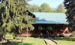 A beautiful log Home in move-in condition. Beautiful cherry and pine floors. Tongue and grove ceilings.Listing originally posted at http