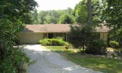 Enjoy views of the Eno River in your back yard. Brick ranch style with basement on 1.47 acres. Main level includes living/dining room, family room with fireplace, 3 bedrooms and garage. Daylight basement features bedroom, rec room with fireplace, 2nd