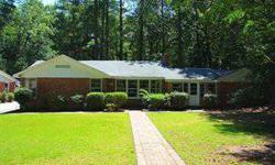Excellent location, just minutes from downtown Columbia, Forest Acres, and Ft.Jackson. Brick one level, with over 2100 square feet with 3 bedrooms on a extra large wooded lot in prime location. Recently painted and new carpet in family room. Kitchen
