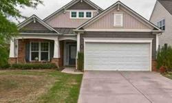 Beautiful ranch style home in conveniently located Matthews Ridge features stainless steel appliances, granite, hardwoods, crown molding, and fenced backyard. HOA dues include lawn maintenance. Walking distance to Syskey YMCA and shopping. House is
