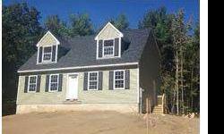 ~Model Home Available to show October 19- October 24th~Brand New 3 Bedroom Full Dormer Cape on nice 2.0+/- Lot. Aristokraft Maple/Birch Kitchen With center Island, open concept living room.Hardwood in Livingroom & dining room carpet on 2nd floor. RTE 101