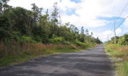 Very nice side by side 2 acre parcels with native ohia trees, in fern acres near mt view.