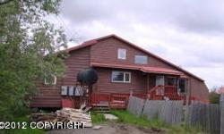 Aquired property sold in as is condition. Cedar sided home with detached mother in law unit. Main house is 1760 square feet of living area and mother in law is 336 square feet Seller has just completed some upgrades.Barbara Huntley is showing 410 Napakiak