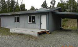 Acquied property sold in as is present condition. Newer built side by side ranch style duplex. Laminate flooring, jetted bath-tub, each side has carport and front deck.Barbara Huntley is showing 10350 E Palmer Wasilla Hwy in Wasilla, AK which has 4