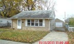 Adorable tri level home on a quiet street with big fenced yard, and garage. Newer kitchen, big family room and close to shopping. Property sold As Is an Equal Housing Opportunity. Property is IN (Insured) for FHA financing. Low down payment. Ask your