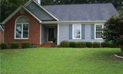 Great NW Greensboro location! 3Br 2Ba ranch with 2 car side load garage with built-in cabinets. Large palladium window. Nice size den with lots of windows. Vaulted ceilings in living room, master bedroom & dining. 2-sided fireplace between living room &