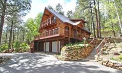 Dream home mountain property that backs up to BLM! The views of the Pine River Valley are breathtaking! This great home has a security system, is nestled on one acre, in the tall pine trees, in a very peaceful and private setting. The paved driveway