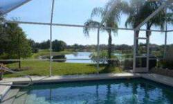 -Watch the sunrise from the lania from this lake view pool home. This property is at the end of the street so it is not surrounded by privacy walls. Verona Walk is a 24 hour guard gated community loaded with activities, resort style pool, lap pool, tot