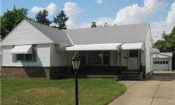 Bedrooms: 3
Full Bathrooms: 1
Half Bathrooms: 1
Lot Size: 0.17 acres
Type: Single Family Home
County: Cuyahoga
Year Built: 1956
Status: --
Subdivision: --
Area: --
Zoning: Description: Residential
Community Details: Homeowner Association(HOA) : No
Taxes: