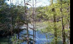 Beautiful 2+ acres private lakefront homesite slopes gently thru the woods to over 100' of natural deep water shoreline with great fishing, scenic views & abundant wildlife. Gated community in the NC Foothills close to Hickory, Lenoir & Morganton only 1