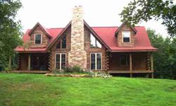 3,122 sq-ft LOG HOME on nineteen Acres. 1 Â½ Story Home has Great Rm tongue & grove soaring ceiling, floor to ceiling cultured stone fireplace, hardwood flooring. three BEDROOMs, three bathrooms. Walk-out Basement w/fourth BR.Melinda Dreisewerd is showing