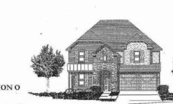 DYNAMITE Premier Series ''Redwood'' plan by Gehan Homes!STUNNING brick, stone & stucco elevation w/ front porch on CUL-DE-SAC lot!BEAUTIFUL 2 story home opens to a long foyer extending past the formal dining/flex room into the large family room!ISLAND