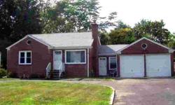 Built to last, cozy solid brick ranch a rare find in today's world of vinyl siding stucco etc.