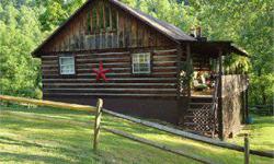 THE PERFECT FARM!!!! Surrounded by beautiful West Virginia Mountains is this 3 bedroom, 2 full bath home with hardwood floors and rustic interior. When you step into this log home, you may have a nostalgic feeling like you have stepped back in time. The