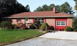 Charming brick ranch in a private setting less than 1 minute from the VA line. Nicely landscaped, tastefully decorated, new roof, new HVAC, new master suite, large eat-in-kitchen, formal dining room as well as a sun room (currently used as a playroom) new