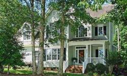 Absolutely charming 2-story on over 3/4 acre lot in desirable Neuse Golf Course Community of Glen Laurel w/ optional swim/tennis! Move-in ready in pristine condition w/ Brazilian Cherry hardwoods throughout first floor. Kitchen features decorative