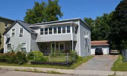 Duplex with nice size units. Below market rents. Each existing tenant is Mo-Mo and room for rental income improvement. 2+ bay Garage and big lot for gardens will attract tenants. West St is on bus route and close to new Winooski downtown development.