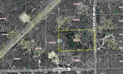 Nice wooded and rolling 10 acre parcel. Building sites toward front already partially cleared. Lots of wildlife. Mix of pines & hardwoods. Perfect for your new home or recreation.