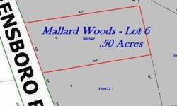 Building lot in beautiful Mallard Woods subdivision! Convenient to Level Cross Elementary School. Randleman water and sewer, natural gas and street lightsListing originally posted at http