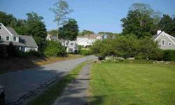 Unique opportunity to build your dream home in a very desirable neighborhood in West Falmouth, a single family home on this lovely street sold in 2008 for $1,210,000.This lot has a sloping terrain affording a walk out lower level One mile to small Village