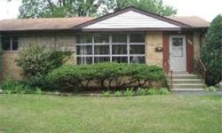 Well maintained brick home with family room in basement. Large fenced yard with storage shed, hardwood floors under carpet. Located in Homewood-Flossmoor School District. All appliances will stay. Home warranty is negotiable. Seller will assist buyer with