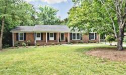 Updated Brick Ranch PLUS Artist's Studio!
Updated Kitchen with new cabinetry, granite, tile backsplash & NEW lighting. Elegant Formals. Hardwood Floors & Freshly painted throughout. Sunroom/Family Rm overlooks private grounds. Spacious Bedrooms. Great