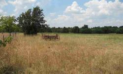The perfect country setting to build your dream home. This property is fenced, level and open, so bring your animals too.Listing originally posted at http