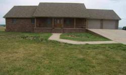 Built in 2006, 3BR/2.5 Bath, Brick home on approximately 2 acres!
Listing originally posted at http