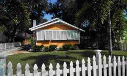 This gorgeous, 1920's Craftsman Bungalow, was given a complete "make-over" in 2005-2006, adding modern amenities and a splash of Key West color, while retaining its original charm. New roof, doors, high efficiency windows, Bahama shutters, bamboo flooring