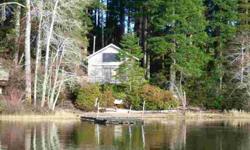 Wonderful lakefront property with cabin! Wonderful opportunity for those who enjoy the water during those summer months; activities such as roasting smores over a fire on the beach, boating, fishing, or just enjoying the view from the dock with a cup of