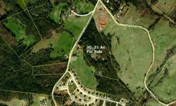 30.31 acres +- of land in prime and the highly sought after area near Brookstone Meadows Golf Course. The tract has close to 1000 feet on ShackleburgRoad. The land appears to be in the highly desired Wren School District however that is not guaranteed by