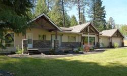 Deer Creek Ranch provides peaceful tranquility with acreage, lovely stream running through property, wildlife and only 7 miles to downtown Spokane. Enjoy this remodeled craftsman rancher that provides main floor living, pinewood flooring, brand new