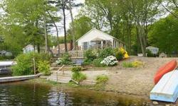 Red Cedar Lake!!! 2 oversized decks, beach, dock, and well maintained cottage with 60' of frontage. Ask your agent for an In-depth Marketing Brochure featuring Floor Plans - Detailed Property Attributes - Parcel Map - Utility Overview - & much