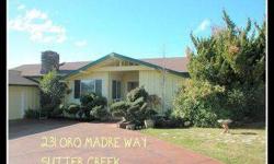 $275000/4 br - 2260sqft - Well Maintained, Energy Efficient Home, with Open Backyard!!! 1/2% DOWN, $1375!!! Government Financing. 321 Oro Madre Way Sutter Creek, CA 95685 USA Price