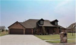 Country living in the city. Beautiful fully bricked house located in new peaceful gated property of sandance ridge. Bo Kociuba and OKC Real Estate Connection Group is showing this 4 bedrooms / 3 bathroom property in Yukon, OK.Listing originally posted at