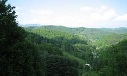 31 +/- acres mountain land w/ small 2 bed, 1 bath house. Remote location 12 miles from West Jefferson.