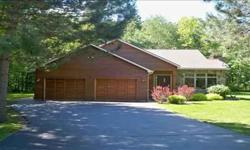 Beautiful 3+ bedroom, 3 bath ranch home on a wooded acre. Master bedroom, gas fireplace, lower level family room, large deck, hot tub, 2 car attached garage and a second 32x36 detached. Lower level is plumbed for sauna.
Listing originally posted at http