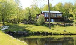 Wonderful log cabin with great views, pond, carriage shed and nearly finished guest cabin. Property is bordered on three sides by land in conservation. Endless trails and abundant wildlife.
Listing originally posted at http