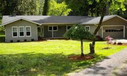 Close in Country just minutes to Sandy. Own a piece of paradise on this 1.44 acre property that borders Cedar Creek. 2588 Square Feet - 1 level. Formal living and dining rooms feature double sided fireplace. Large country kitchen and family room with wood
