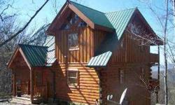 Exceptional views of Pigeon Forge from this extremely nice cabin!! Wood interior with 3 master suites, each with its own whirlpool!! Fantastic game room with lots of decking. This wonderful cabin is fully furnished and does quite well as a rental.Listing